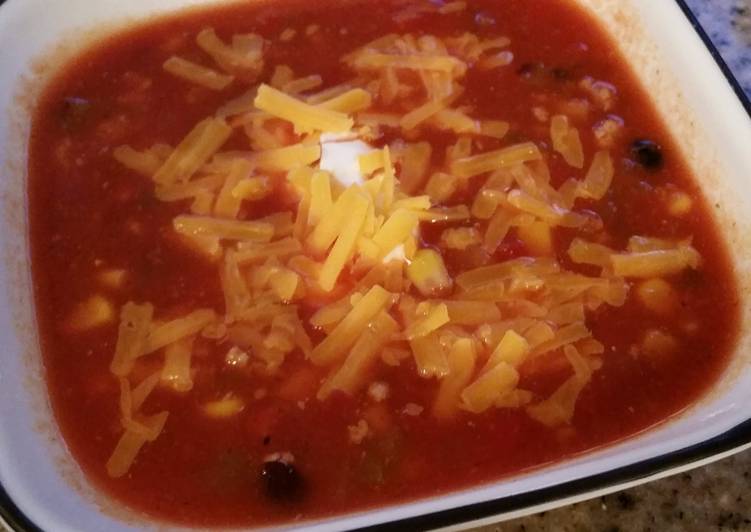 Monday Fresh Crockpot Taco Soup