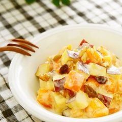 Sweet Potato and Persimmon Salad: Great for Autumn A picture of Sweet Potato and Persimmon Salad: Great for Autumn.