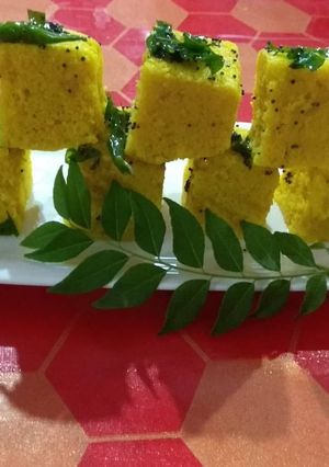 A picture of Besan Ka Dhokla.