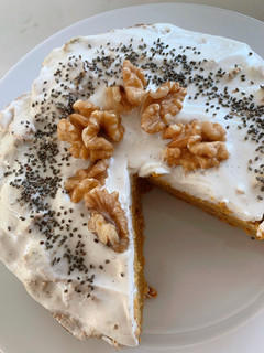 Una foto de Carrot cake