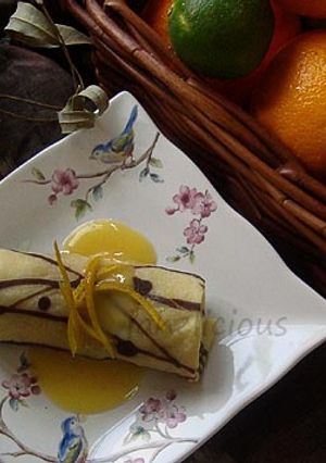 Foto resep Dadar Gulung Isi Vla Lemon