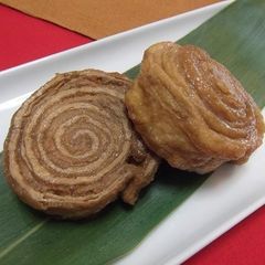 A picture of Pork and Aburaage Rolls.