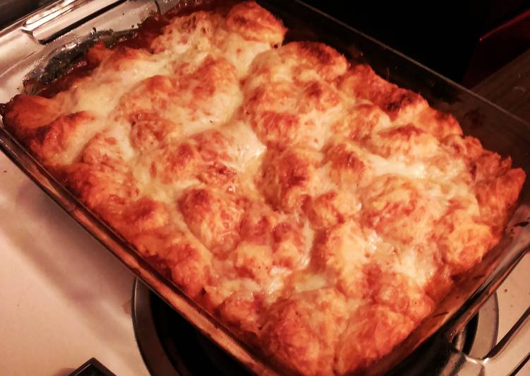 Award-winning BBQ Chicken Bubble Up Casserole