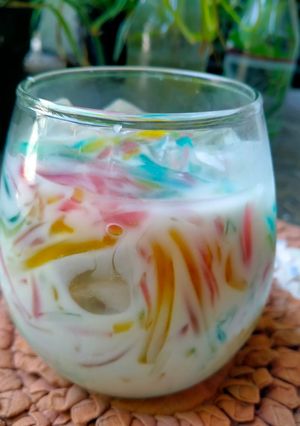 Foto resep Es jelly pelangi 🌈