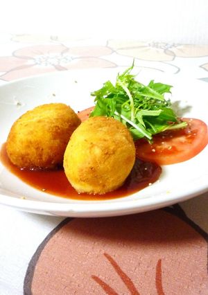 A picture of Cream Croquettes That Won't Burst!.