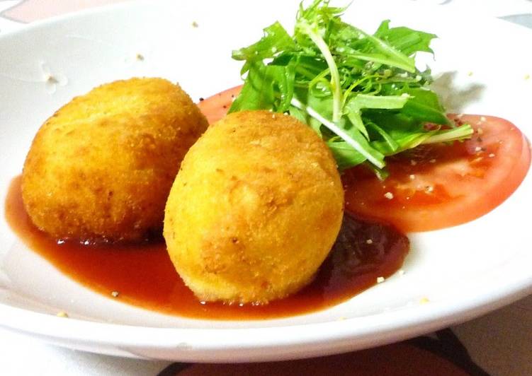 How to Prepare Favorite Cream Croquettes That Won't Burst!