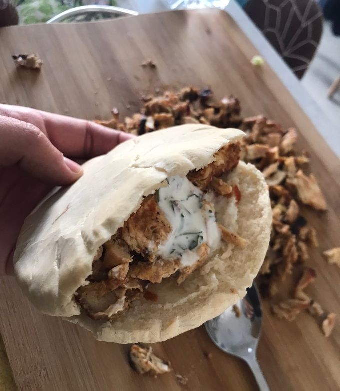 Foto principal de Kebab de pollo, receta David Muñoz