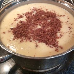 A picture of Cheesy Bacon Potato Soup.