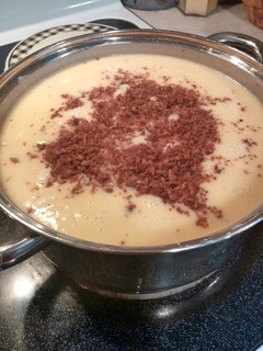 A picture of Cheesy Bacon Potato Soup.