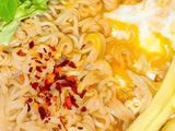Mee Segera Kari, Mangga Muda dan Salad
