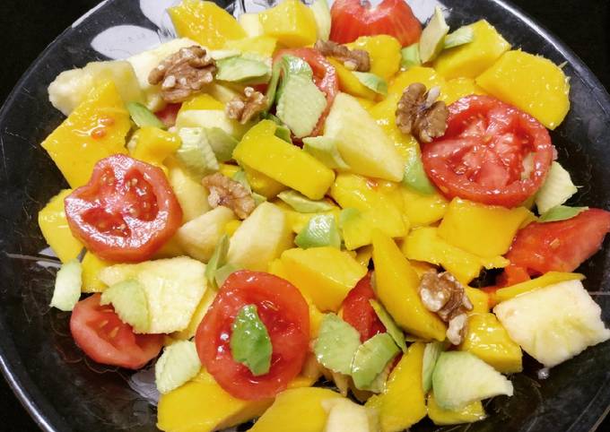 Ensalada de mango y manzana Receta de Mari Carmen- Cookpad