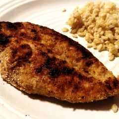 A picture of Pan-Fried Breaded Chicken Breast.