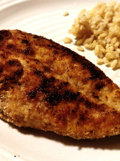 A picture of Pan-Fried Breaded Chicken Breast.
