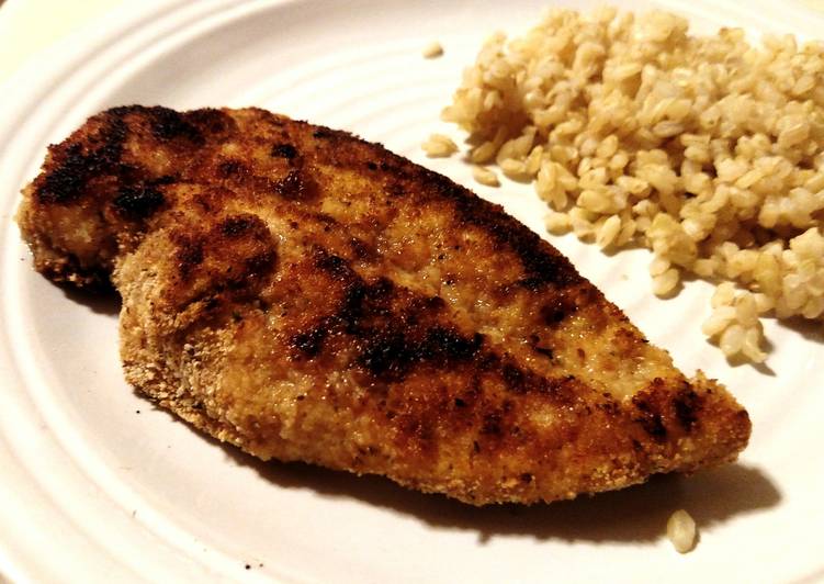 Pan-Fried Breaded Chicken Breast