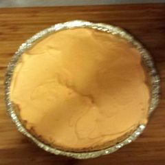 Orange kool-aid no bake cheesecake A picture of Orange kool-aid no bake cheesecake.