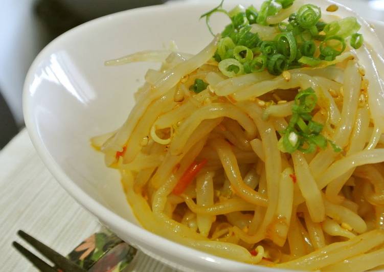 Recipe of Any-night-of-the-week Microwaved Spicy Namul (Like Ippudo&#39;s)