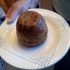 A picture of Christmas Plum Pudding.