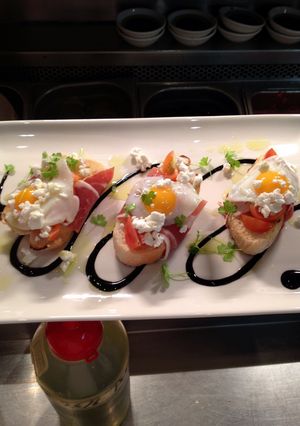 A picture of Bruschetta.