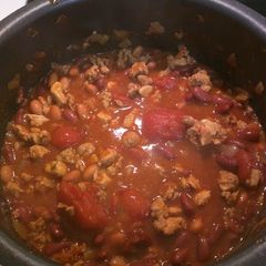 A picture of Turkey-Chicken Chili.