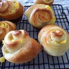 A picture of Subtly Sweet and Fluffy Apple Buns.