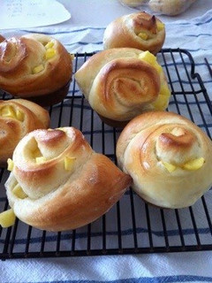A picture of Subtly Sweet and Fluffy Apple Buns.