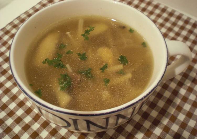 Recipe of Award-winning My Simple Mushroom Soup