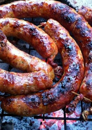 A picture of Sai Aua / The Spicy Northern Thai Saussage.