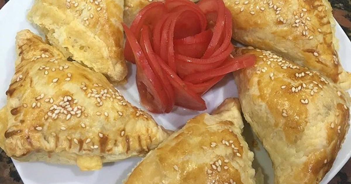 Конвертики Из Слоеного Теста Фото