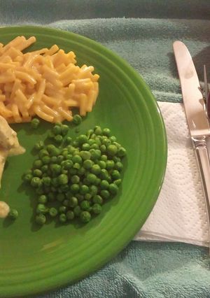 A picture of Chicken Breast in Mustard Sauce.