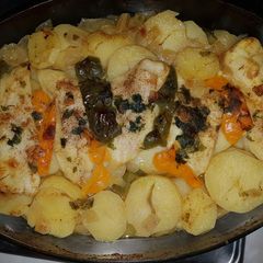A picture of Tajine of fish.