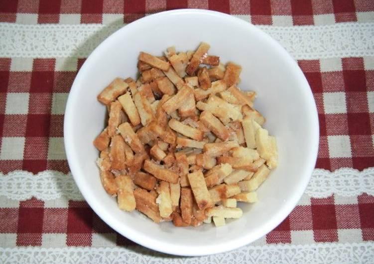 Simple Way to Prepare Any Night Of The Week Baked Koya Tofu Snacks