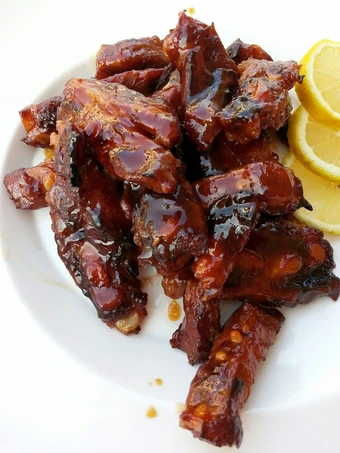 Easy Way Make Recipe Baked Pork Belly In Chinese BBQ Sauce that is So Delicious, So Delicious}