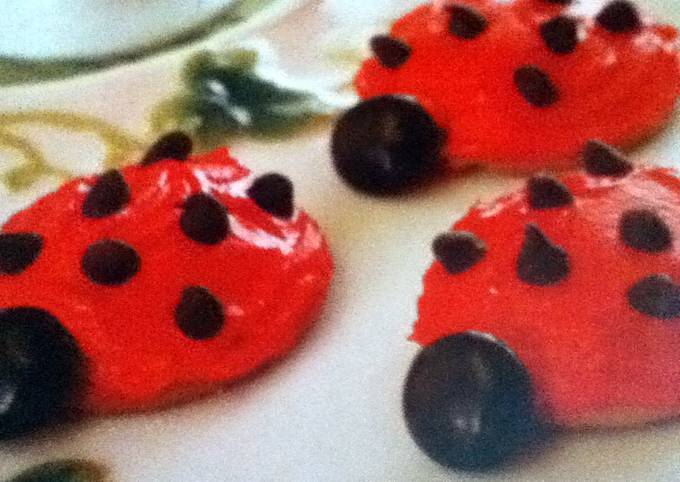 Steps to Prepare Super Quick Homemade Ladybug Cookies