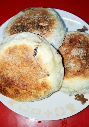 平底鍋煎蔓越莓麵包 的食譜成品照片