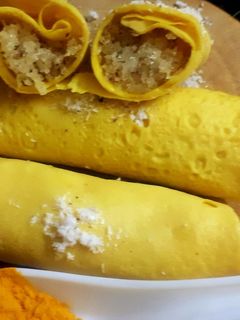 कोकोनट क्रेप रोल((Coconut crepe roll recipe in hindi) रेसिपी मुख्य फोटो