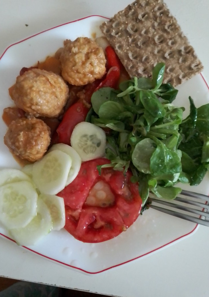 Una foto de Albóndigas de pollo