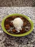 Abigaile's Étouffée served with rice