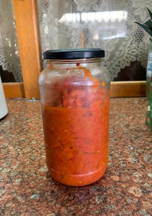 A picture of Basic Homemade Tomato Sauce.