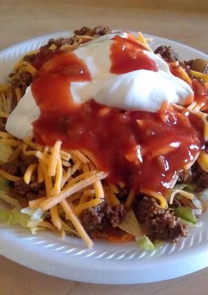 A picture of Taco Salad.