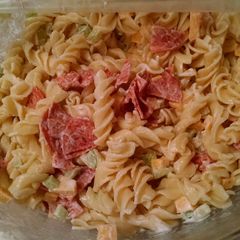 A picture of G-Ma's Simple Pasta Salad.