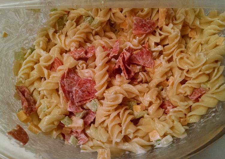 Step-by-Step Guide to Prepare Any-night-of-the-week G-Ma&#39;s Simple Pasta Salad