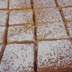 A picture of Lemon Bars with Olive Oil & Sea Salt.