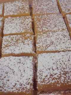 A picture of Lemon Bars with Olive Oil & Sea Salt.
