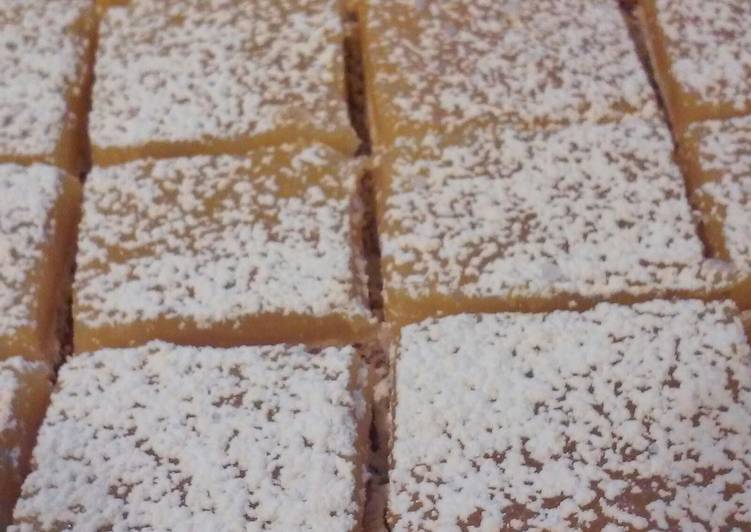 Steps to Make Award-winning Lemon Bars with Olive Oil &amp; Sea Salt