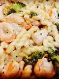 Broccoli Shrimp Alfredo Pasta