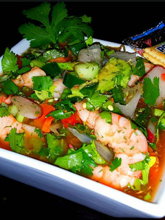 A picture of Mike's Shrimp Cocktail.