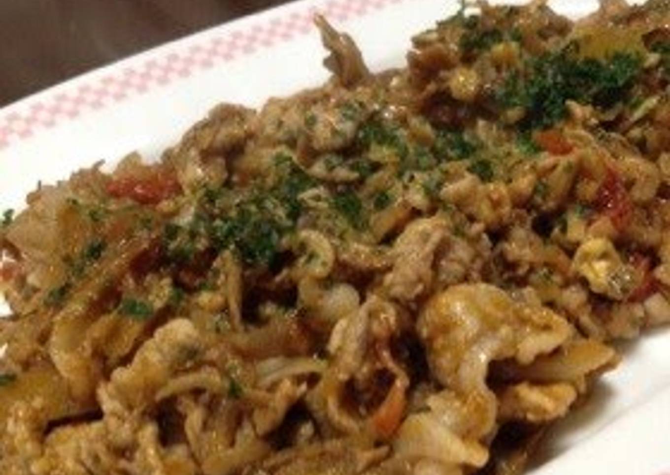 Italian Sauteed Sliced Pork Offcuts