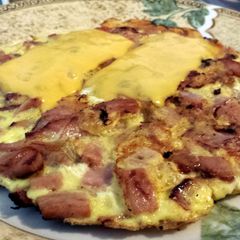 A picture of Elisa's Extra Meaty Tortilla.