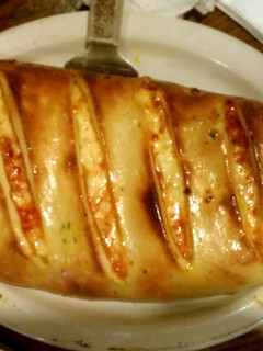 A picture of Patty's awsome Stromboli.