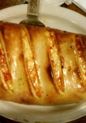 A picture of Patty's awsome Stromboli.